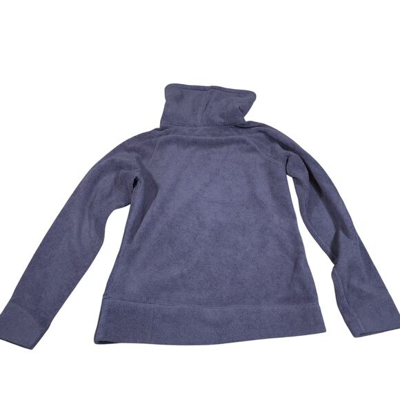 Horny Toad Purple Fleece Cowl Neck Sweater Women Size M Pullover Outdoor Camping - Picture 2 of 8